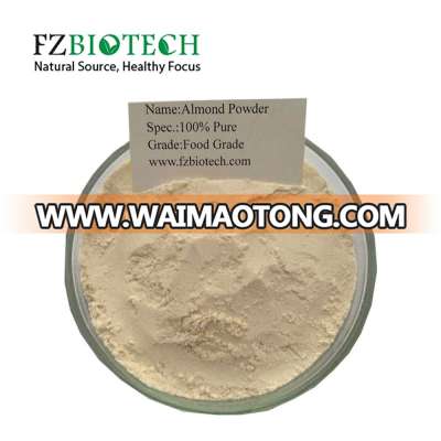 Chinese Supplier Free sample bulk 100% Pure Nature Products Defatted Almond Flour Whitening